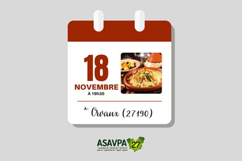 Repas d'hiver organisé par l'ASAVPA