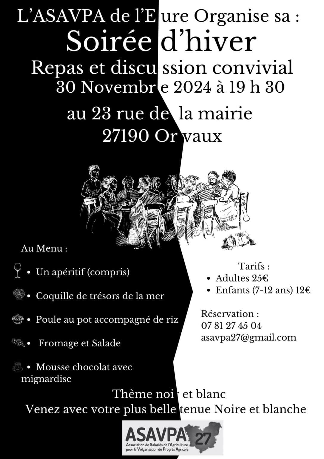 Soiree d'hiver asavpa 2024
