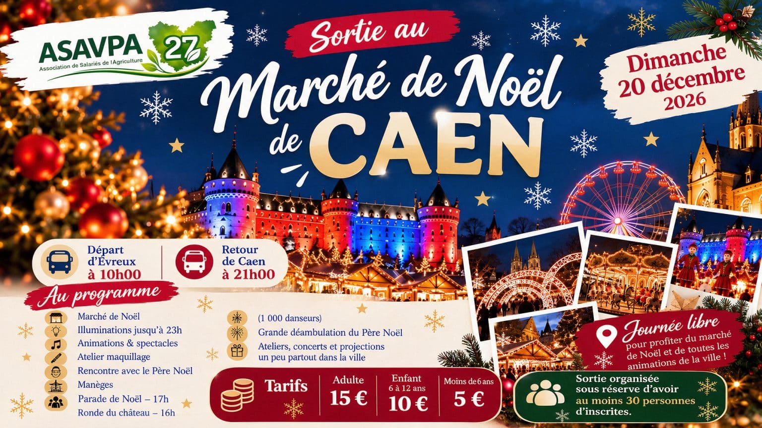 sortie au marché de caen